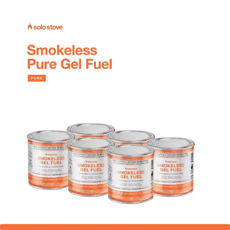 Pack de 6 carburants en gel pur de 12,3 oz