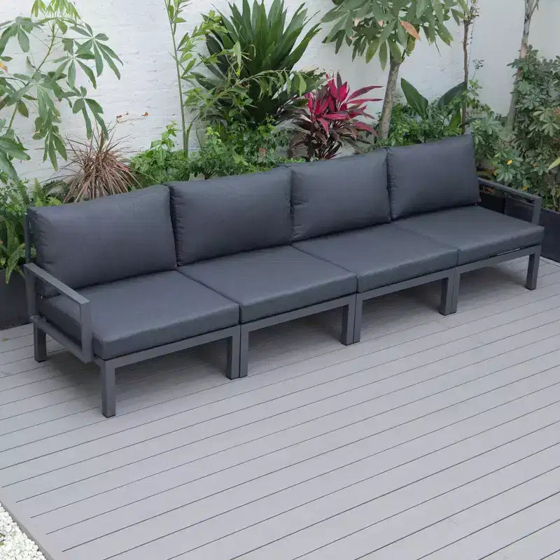 Fauteuils de patio en aluminium