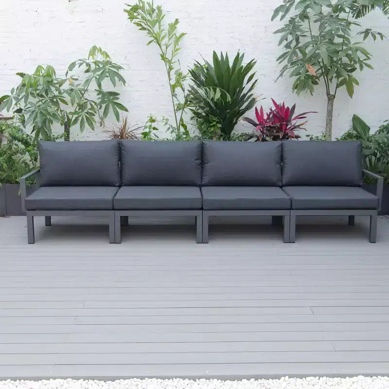 Fauteuils de patio en aluminium