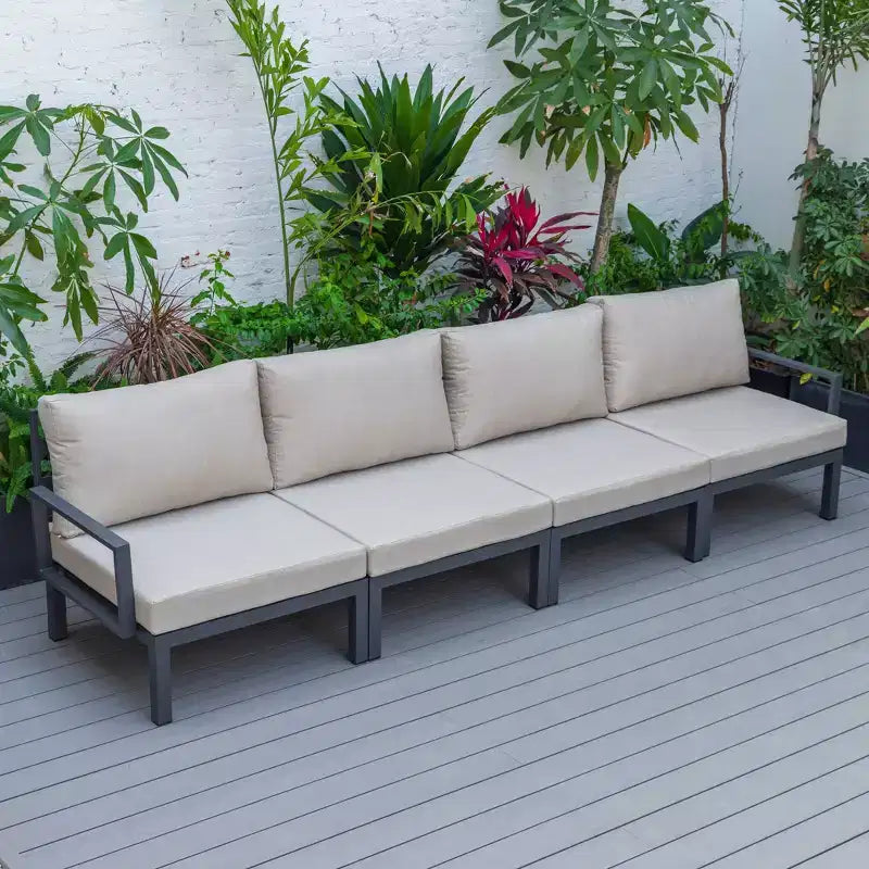 Fauteuils de patio en aluminium