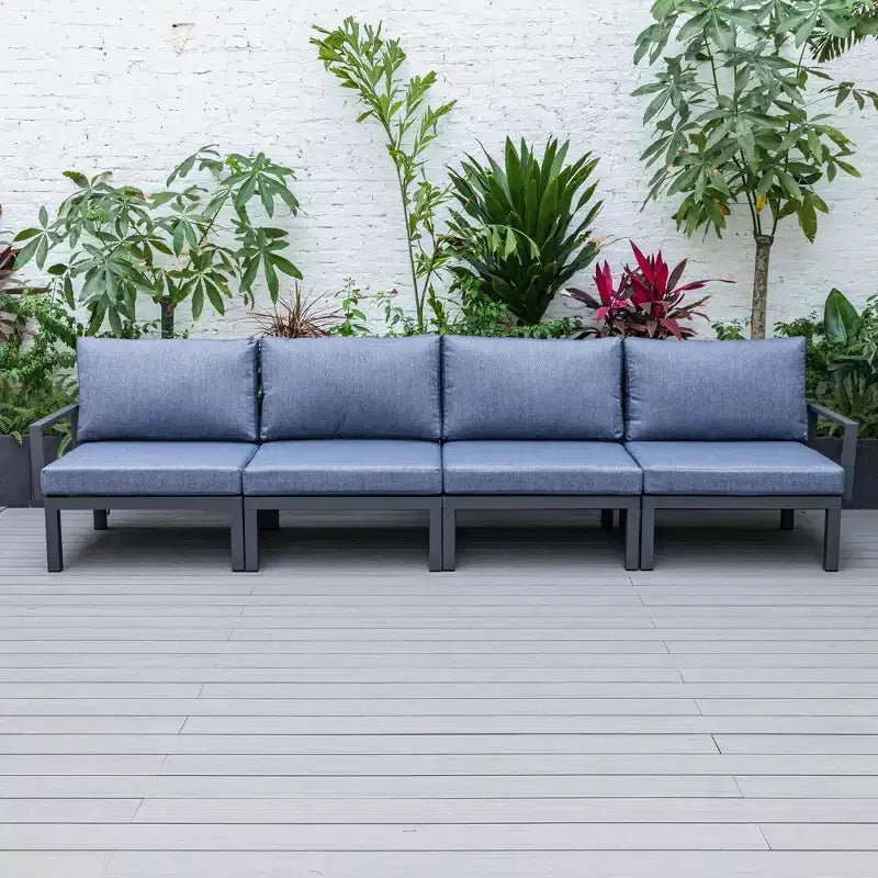 Fauteuils de patio en aluminium