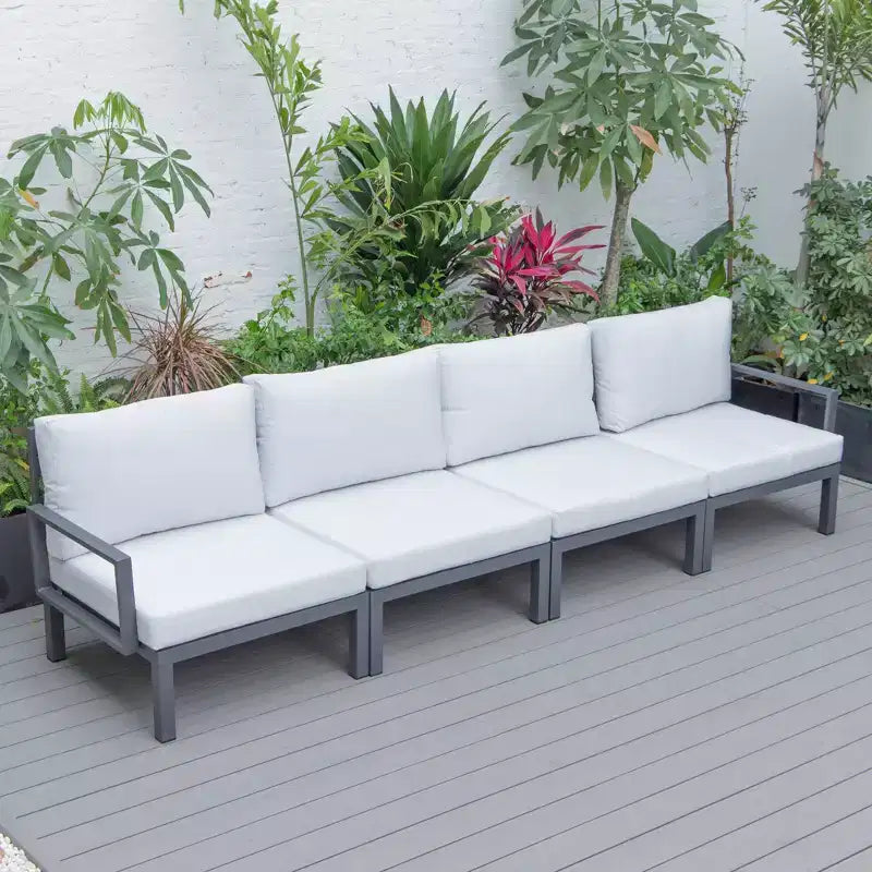 Fauteuils de patio en aluminium