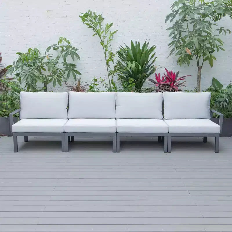 Fauteuils de patio en aluminium