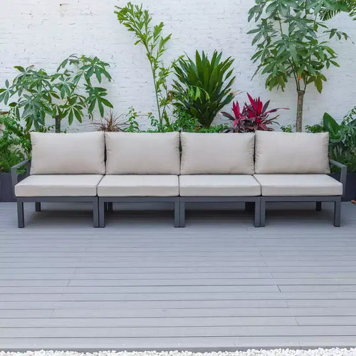 Fauteuils de patio en aluminium