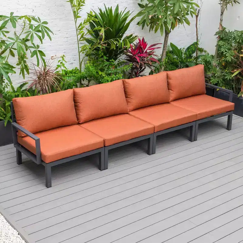 Fauteuils de patio en aluminium