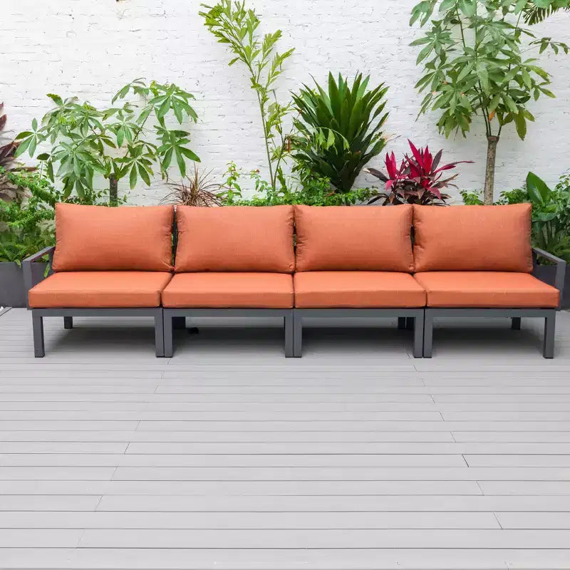 Fauteuils de patio en aluminium