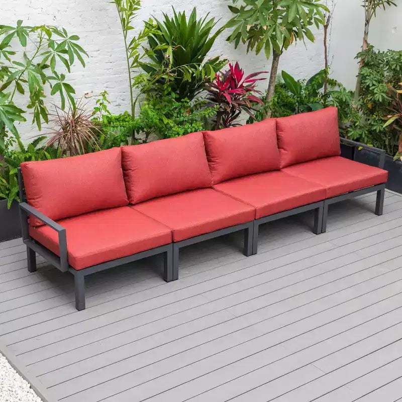 Fauteuils de patio en aluminium