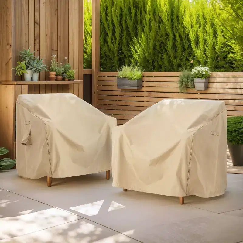 Housses de fauteuil de club imperméables pour l'extérieur