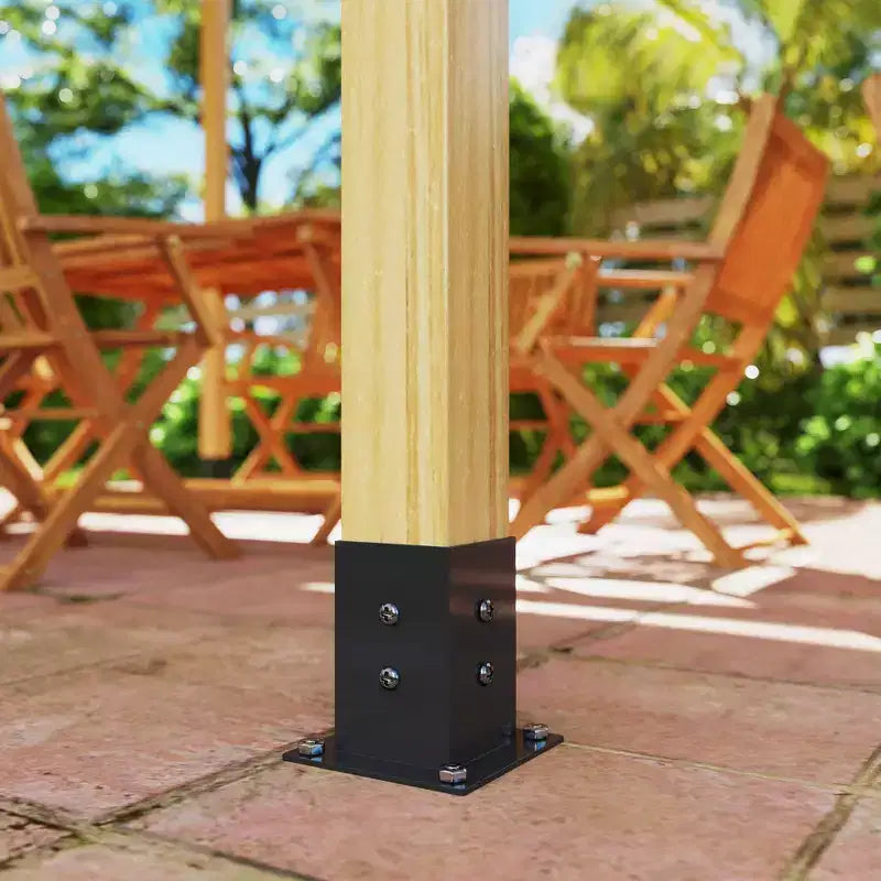 Kit de pergola, structure de pergola, incluant des supports d'angle à trois et quatre voies