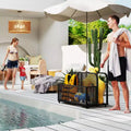 Support de rangement pour flotteurs de piscine, chariot de piscine à roulettes