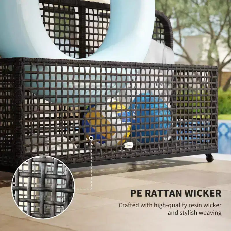 Support de rangement pour flotteurs de piscine, chariot de piscine à roulettes