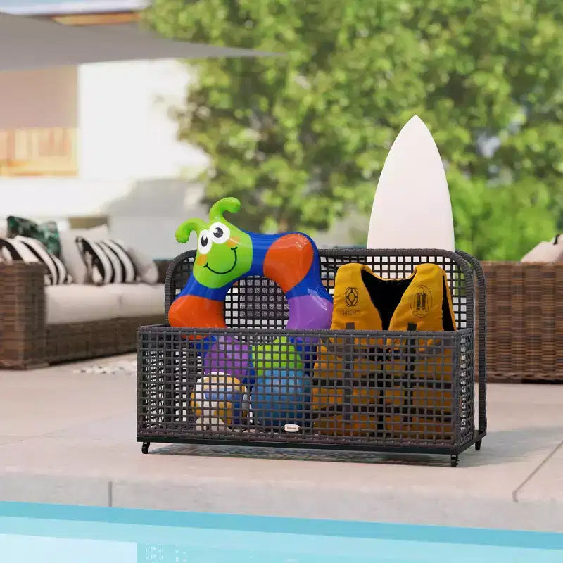 Support de rangement pour flotteurs de piscine, chariot de piscine à roulettes