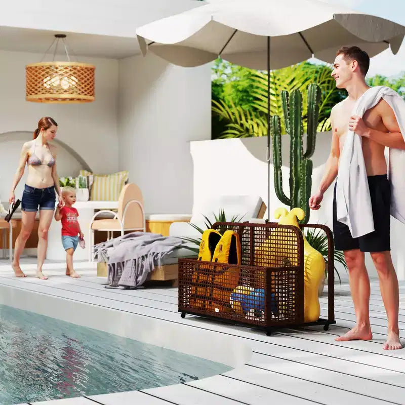 Support de flotteurs de piscine, chariot de piscine à roulettes