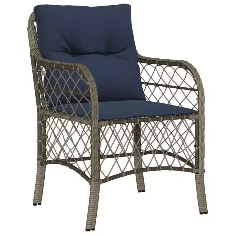 Ensemble table et chaises de salle à manger d'extérieur en rotin de polyéthylène