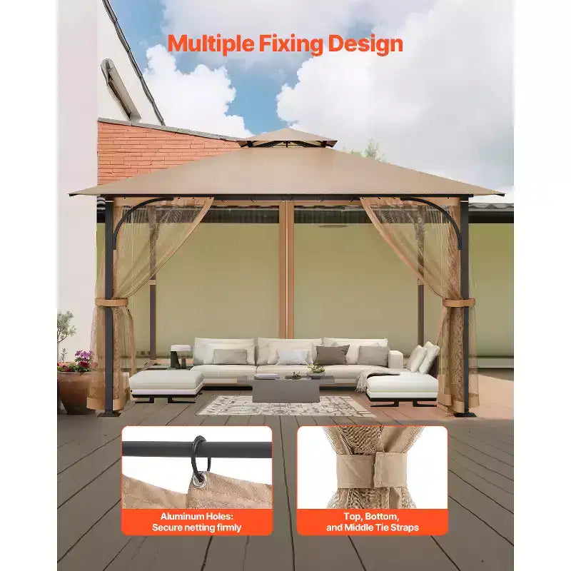 Pièces de rechange pour filet de tonnelle, filet de jardin extérieur, filet mural quatre pièces