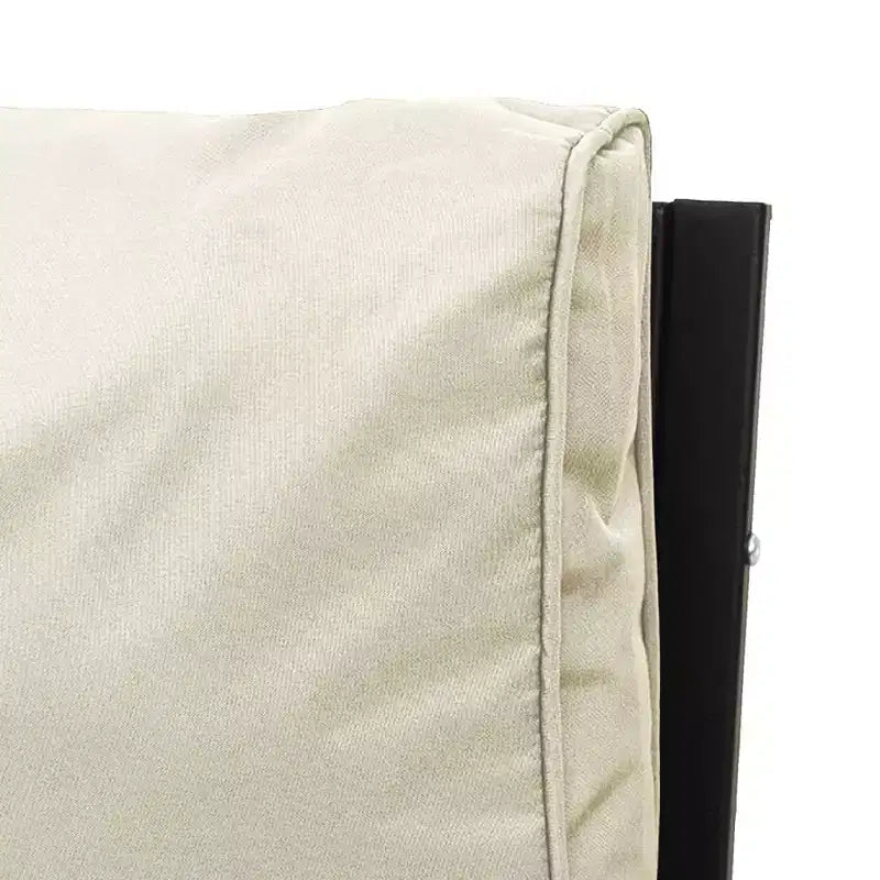 Fauteuil d'extérieur en métal avec accoudoirs