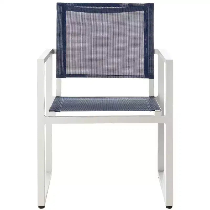 Chaises Neval (lot de 2) - Intérieur/Extérieur - Bleu/Blanc