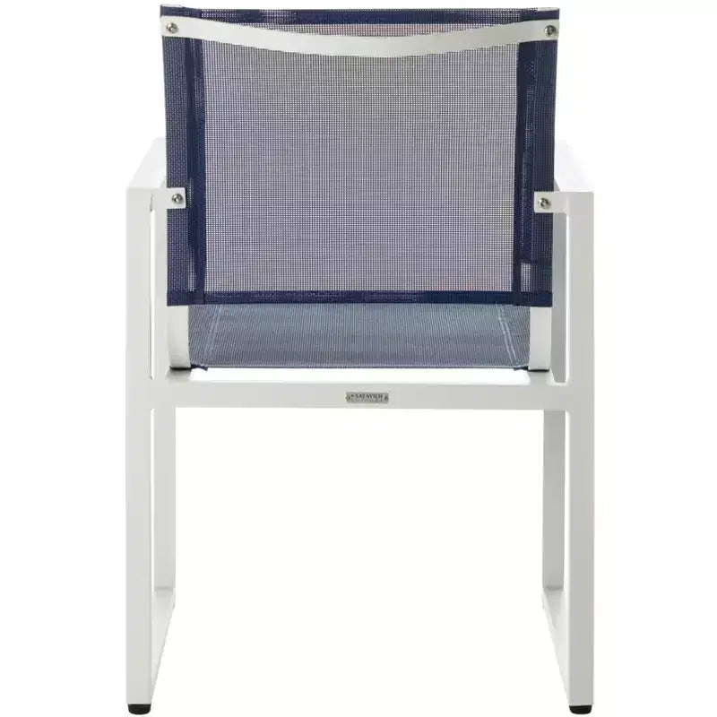 Chaises Neval (lot de 2) - Intérieur/Extérieur - Bleu/Blanc
