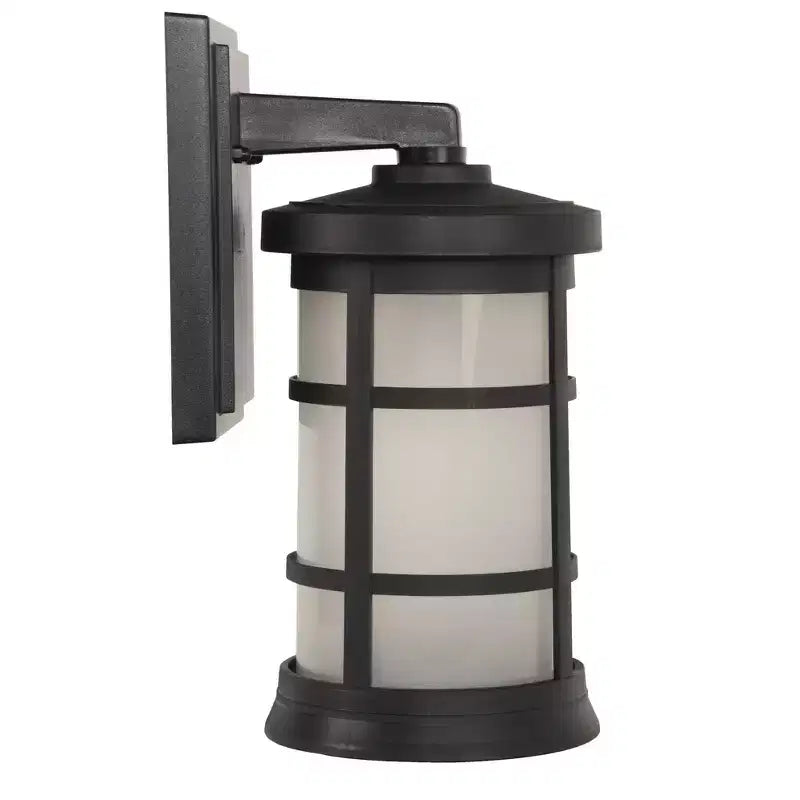 Applique murale Composite Lanterns en noir texturé
