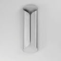 Lighting Folio 2 - Applique murale en aluminium satiné/blanc