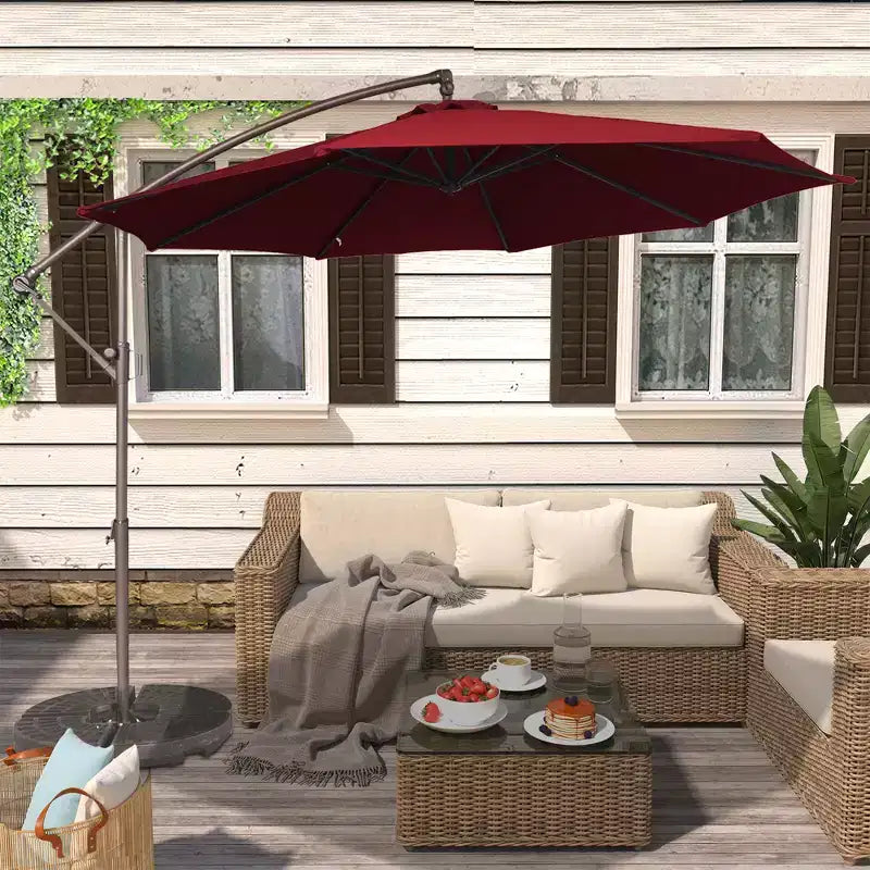 Parasol octogonal de terrasse