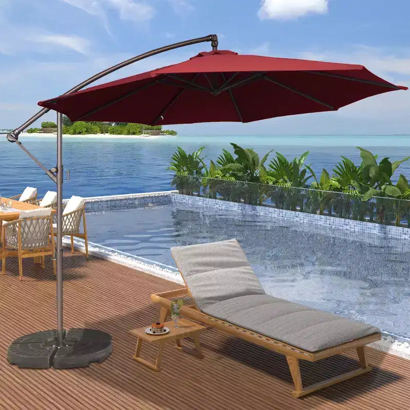 Parasol octogonal de terrasse
