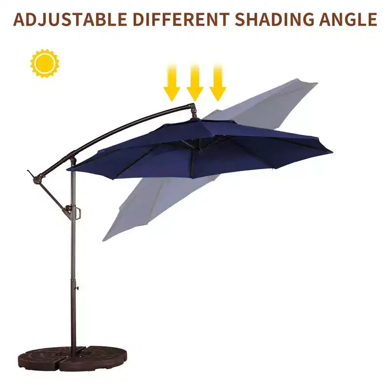 Parasol octogonal de terrasse