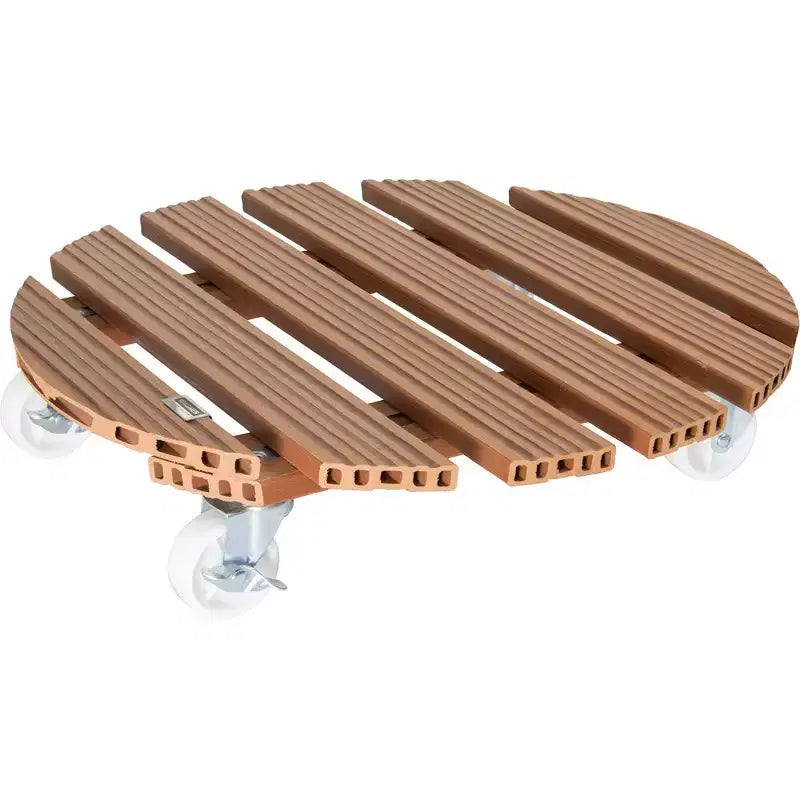 Support roulant rond pour plantes